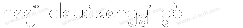 Reeji cloudZongYi GB字体转换